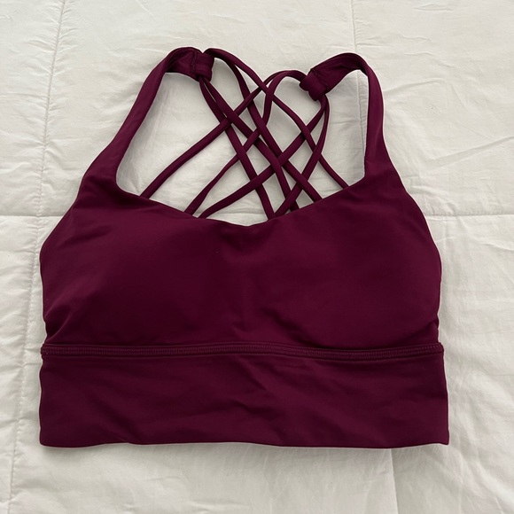lululemon athletica Other - Lululemon criss cross back bra, size 4, like new.